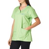 Wink WonderFLEX Patience – Women’s Curved Notch Neck Scrub Top(Green Apple)