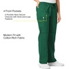 Wink WonderFLEX Patience – Women’s Curved Notch Neck Scrub Top(Hunter)