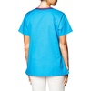Wink WonderFLEX Patience – Women’s Curved Notch Neck Scrub Top(Malibu Blue)