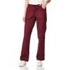 Wink WonderFLEX Patience – Women’s Curved Notch Neck Scrub Top(Wine)