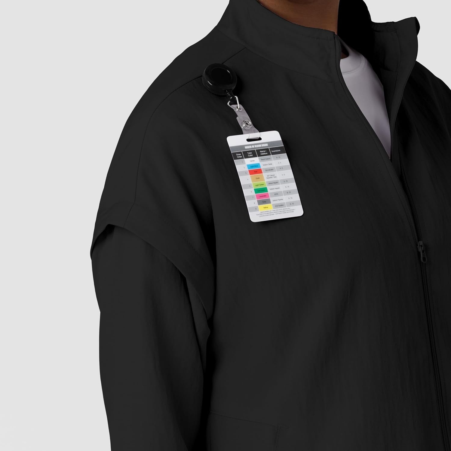 image:imageWINK Womens Womens Breezebreaker Scrub JacketBlack