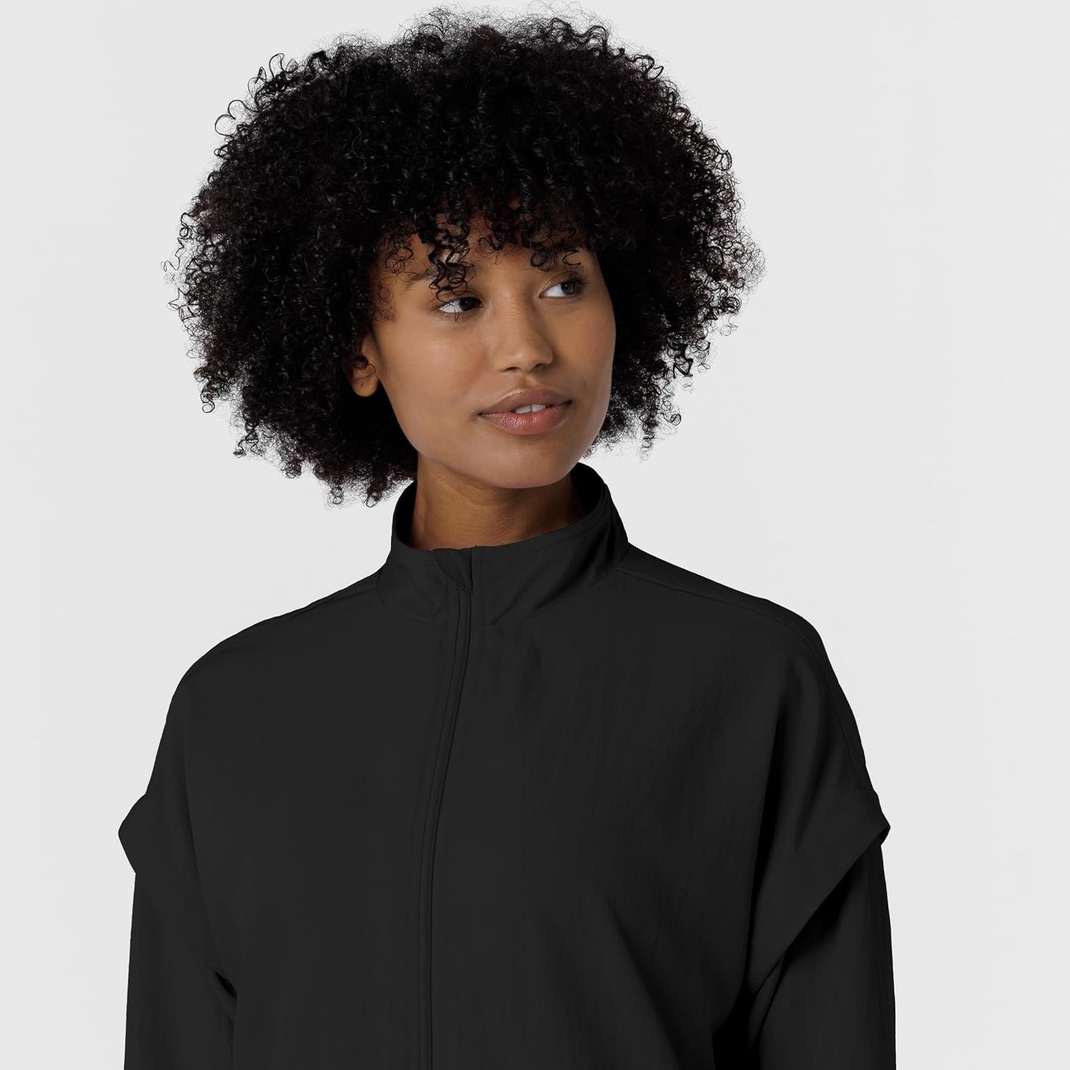 image:imageWINK Womens Womens Breezebreaker Scrub JacketBlack