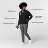 WINK Women’s Women’s Breezebreaker Scrub Jacket(Black)