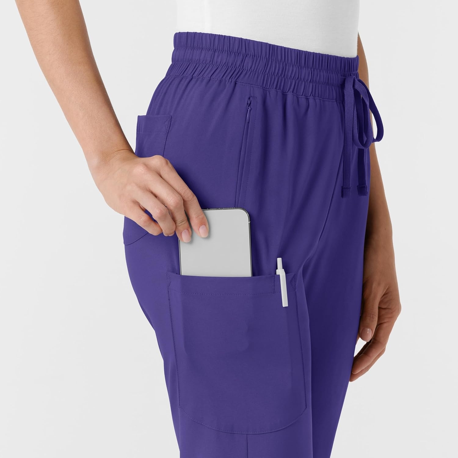 image:imageWINK Boundless Womens Bootcut Scrub PantGrape