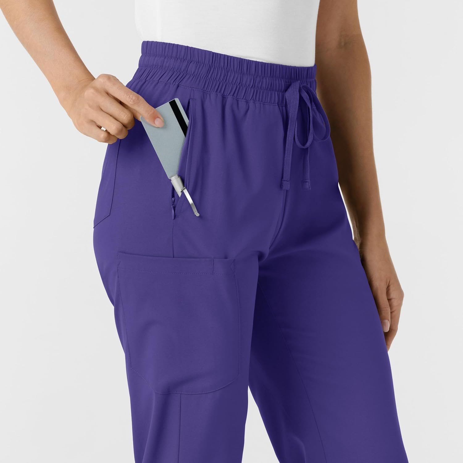 image:imageWINK Boundless Womens Bootcut Scrub PantGrape