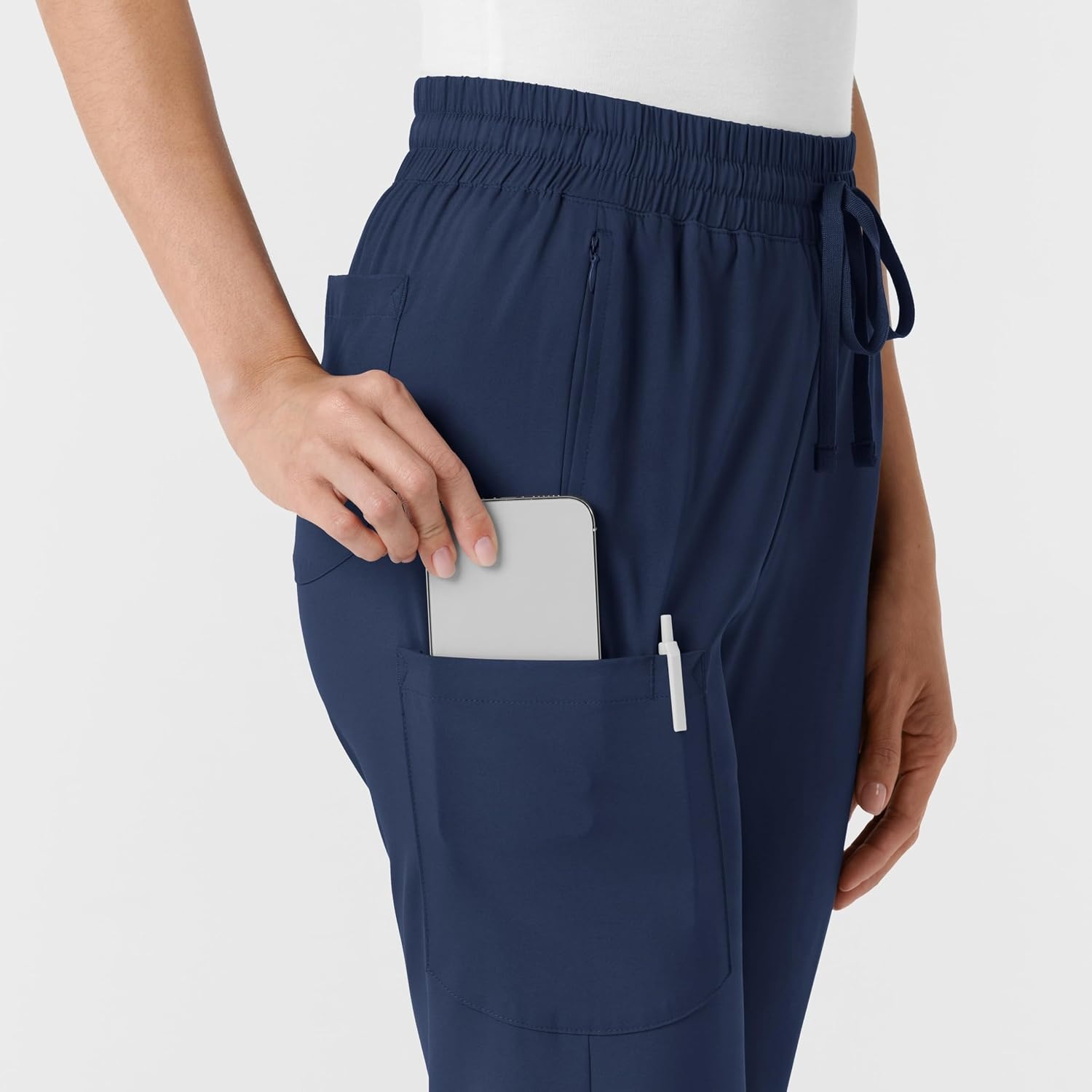image:imageWINK Boundless Womens Bootcut Scrub PantNavy