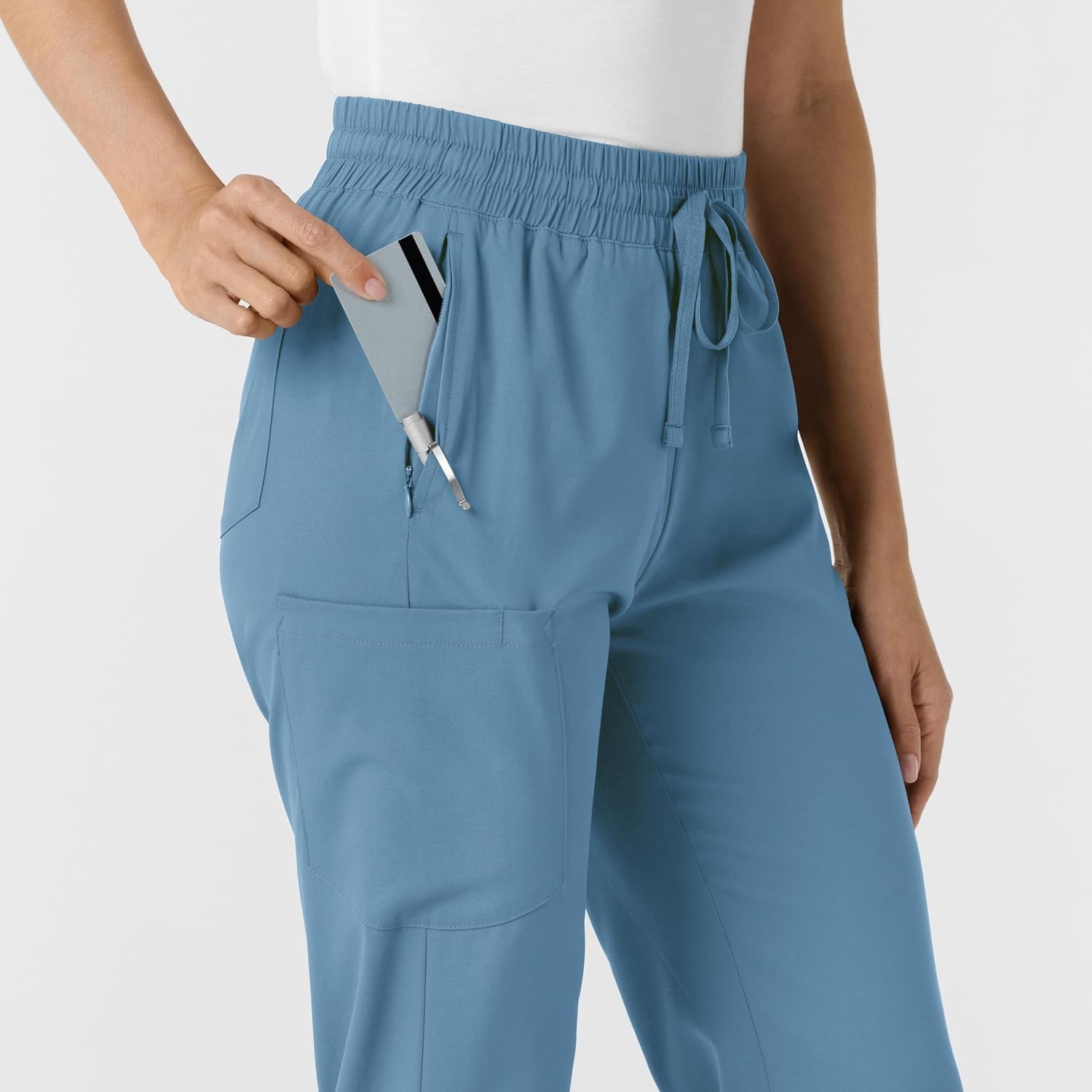 image:imageWINK Boundless Womens Bootcut Scrub PantPacific Blue