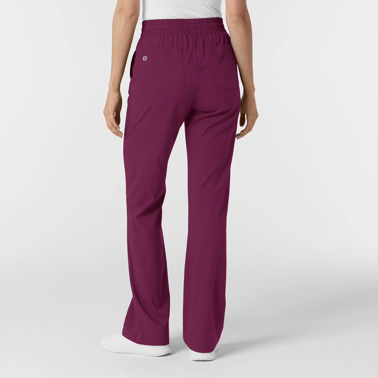 image:imageWINK Boundless Womens Bootcut Scrub PantWine