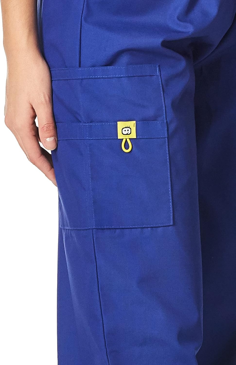 image:imageWINK WonderWORK Womens PullOn Cargo Scrub PantGalaxy Blue