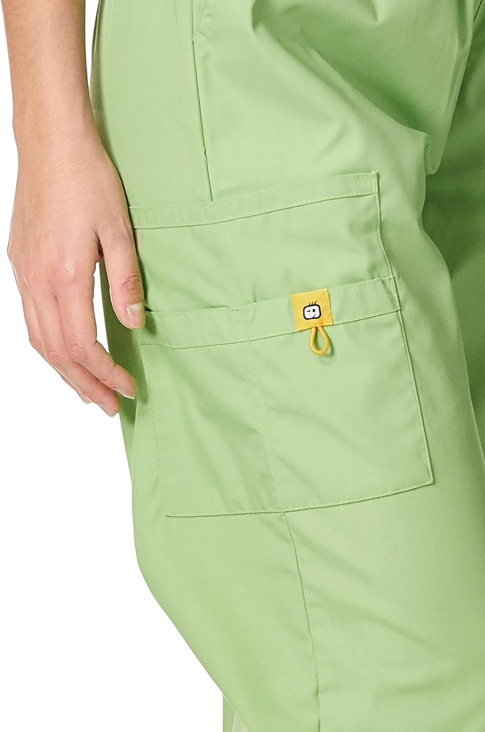 image:imageWINK WonderWORK Womens PullOn Cargo Scrub PantGreen Apple