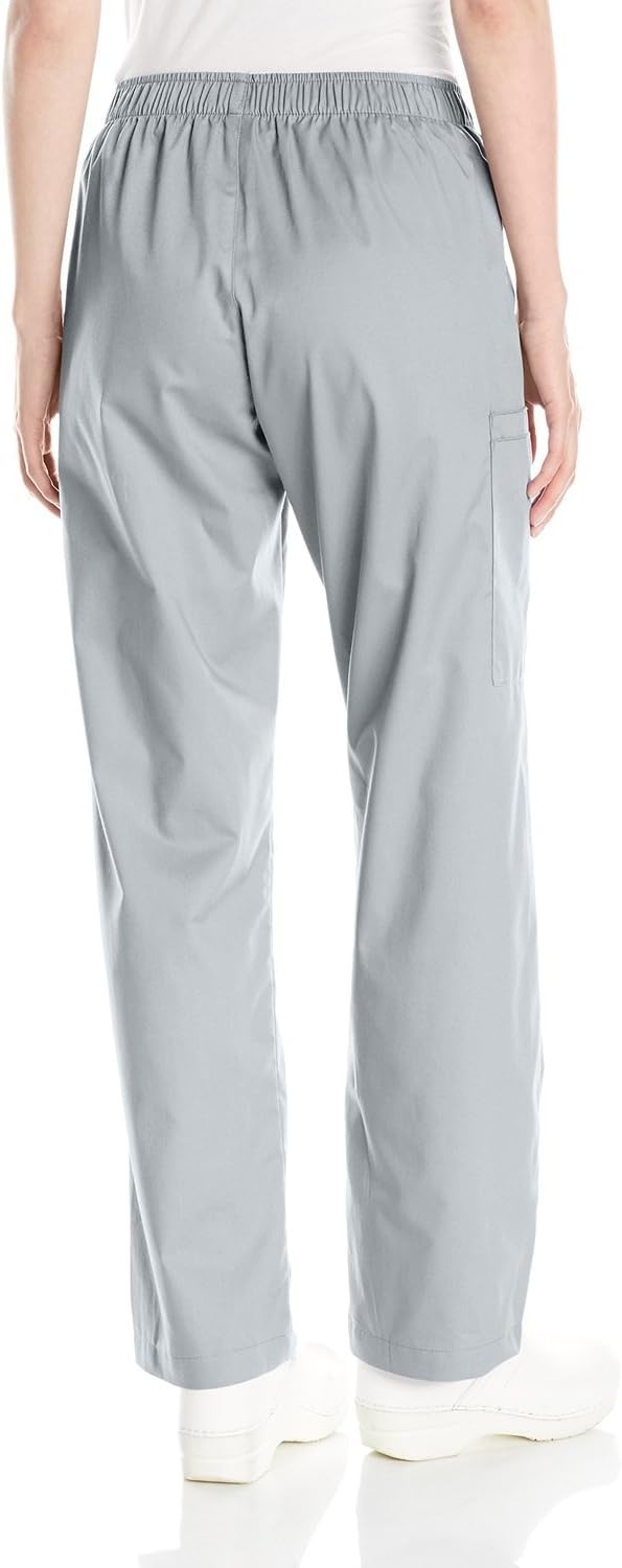 image:imageWINK WonderWORK Womens PullOn Cargo Scrub PantGrey