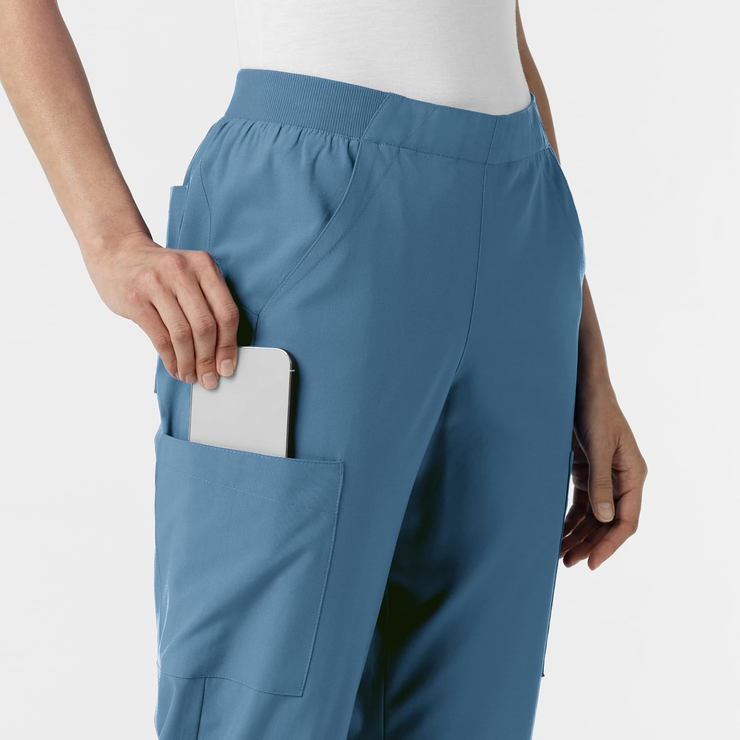 image:imageWink W123 Womens Cargo Utility Scrub PantPacific Blue