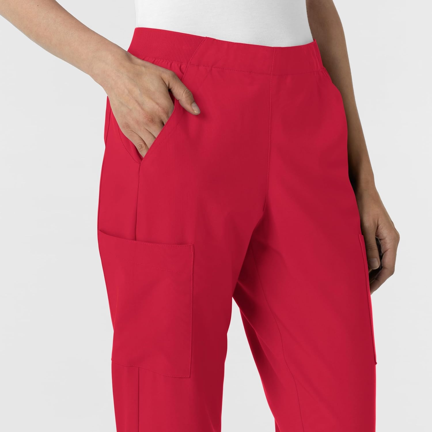 image:imageWink W123 Womens Cargo Utility Scrub PantRed