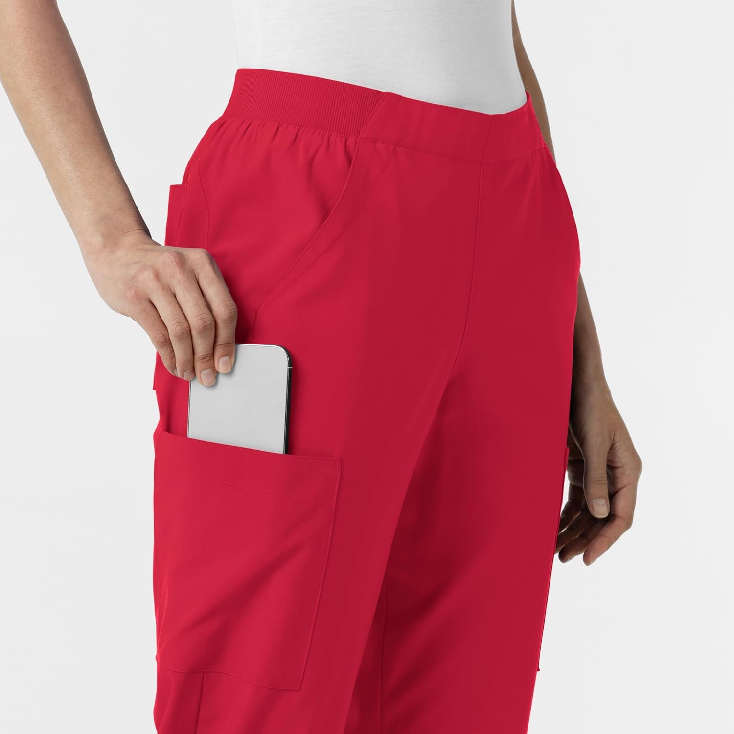 image:imageWink W123 Womens Cargo Utility Scrub PantRed
