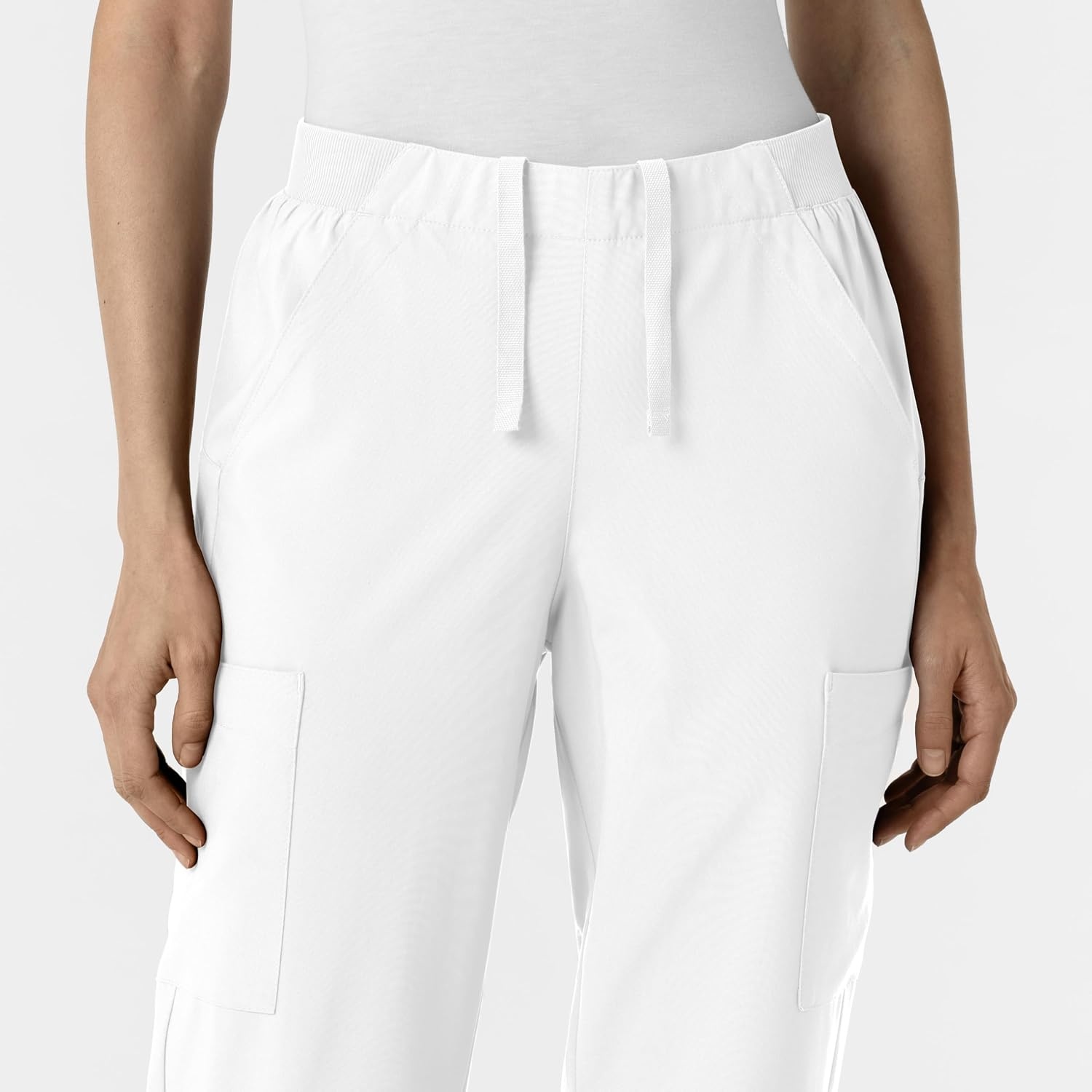image:imageWink W123 Womens Cargo Utility Scrub PantWhite