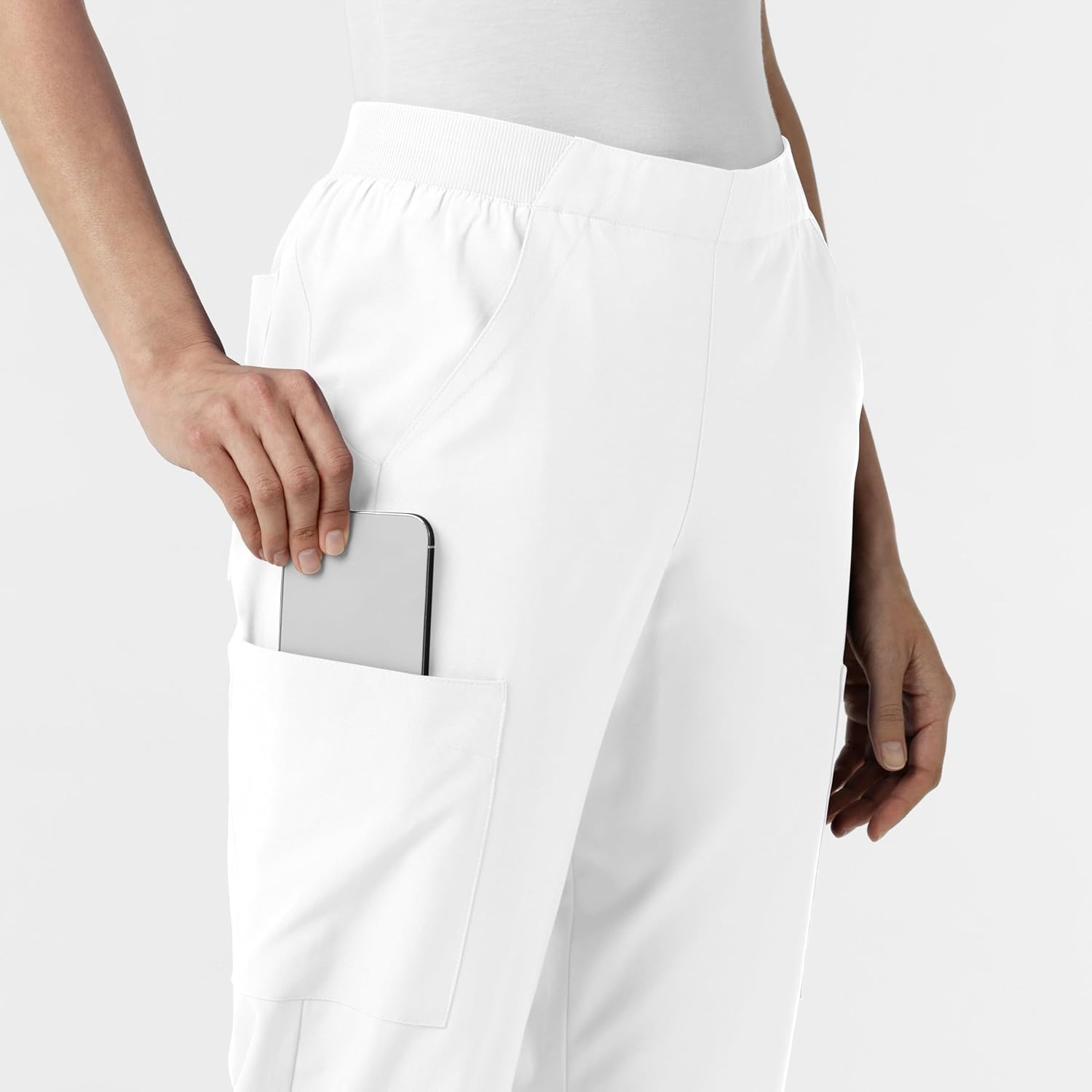 image:imageWink W123 Womens Cargo Utility Scrub PantWhite