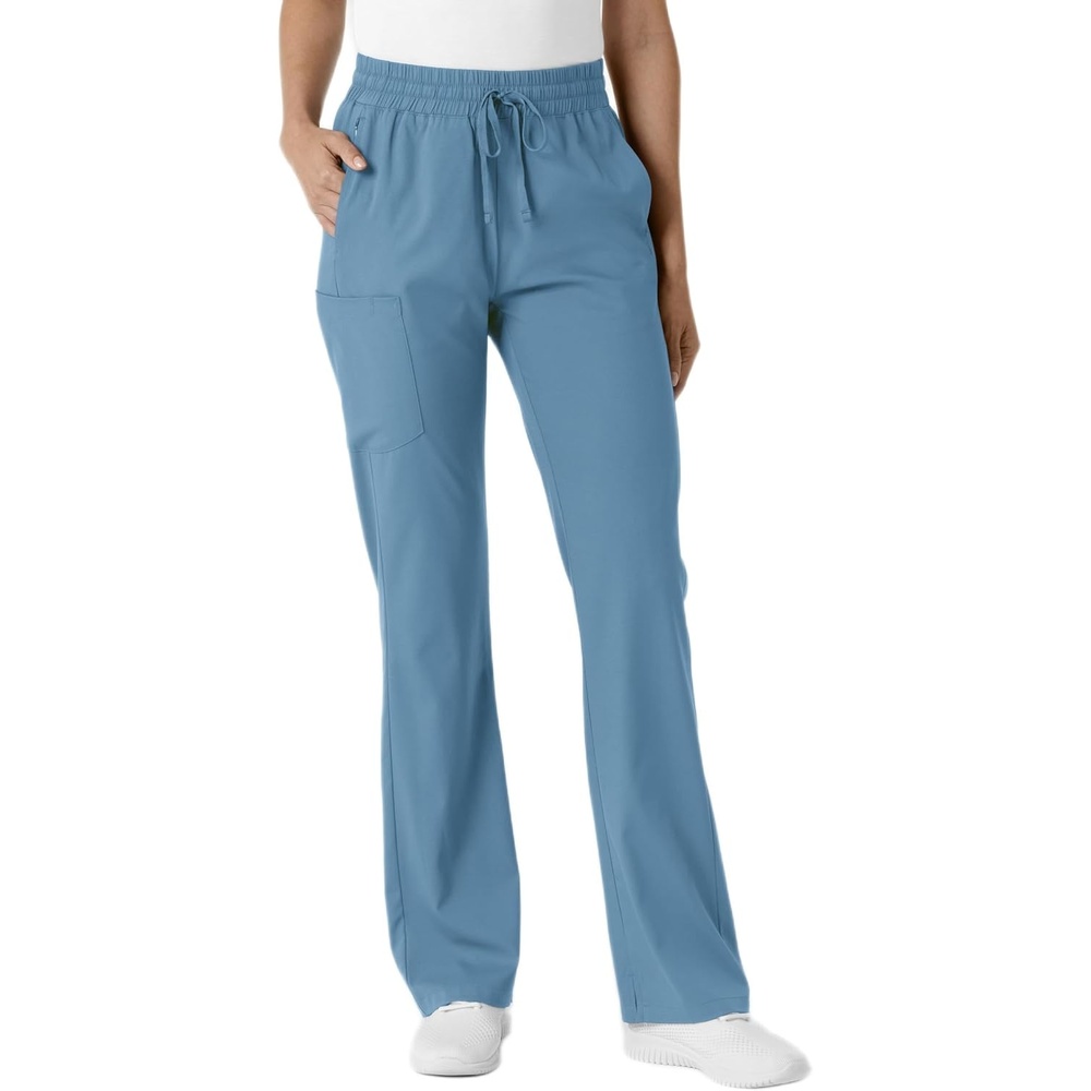 image:imageWINK Boundless Womens Bootcut Scrub PantPacific Blue