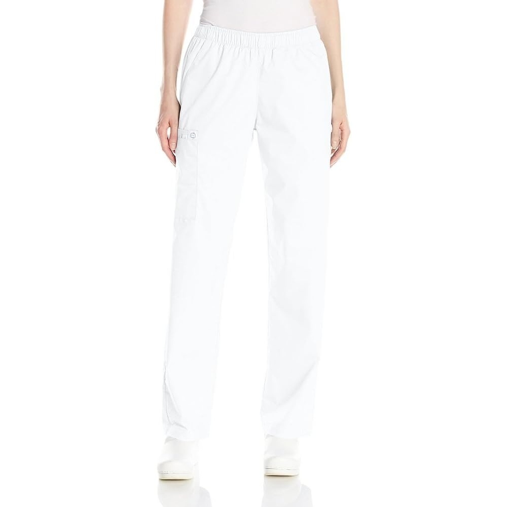 image:imageWINK Boundless Womens Bootcut Scrub PantWhite