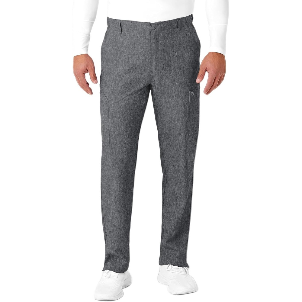 image:imageWink W123 Mens Flat Front Cargo Scrub PantCharcoal Heather