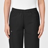 WINK WonderWORK Women’s Pull-On Cargo Scrub Pant(Black)