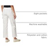 WINK WonderWORK Women’s Pull-On Cargo Scrub Pant(White)