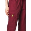 WINK WonderWORK Women’s Pull-On Cargo Scrub Pant(Wine)