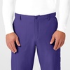 Wink W123 Men’s Flat Front Cargo Scrub Pant(Grape)