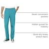 Wink W123 Men’s Flat Front Cargo Scrub Pant(Teal Blue)