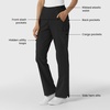 Wink W123 Women’s Cargo Utility Scrub Pant(Black)