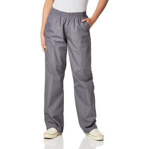 WINK WonderWORK Women’s Pull-On Cargo Scrub Pant(Pewter)