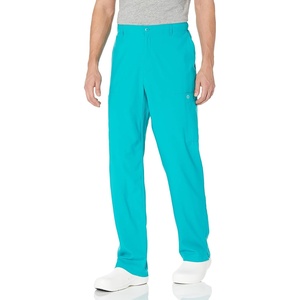 Wink W123 Men’s Flat Front Cargo Scrub Pant(Teal Blue)