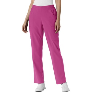 Wink W123 Women’s Cargo Utility Scrub Pant(Raspberry)