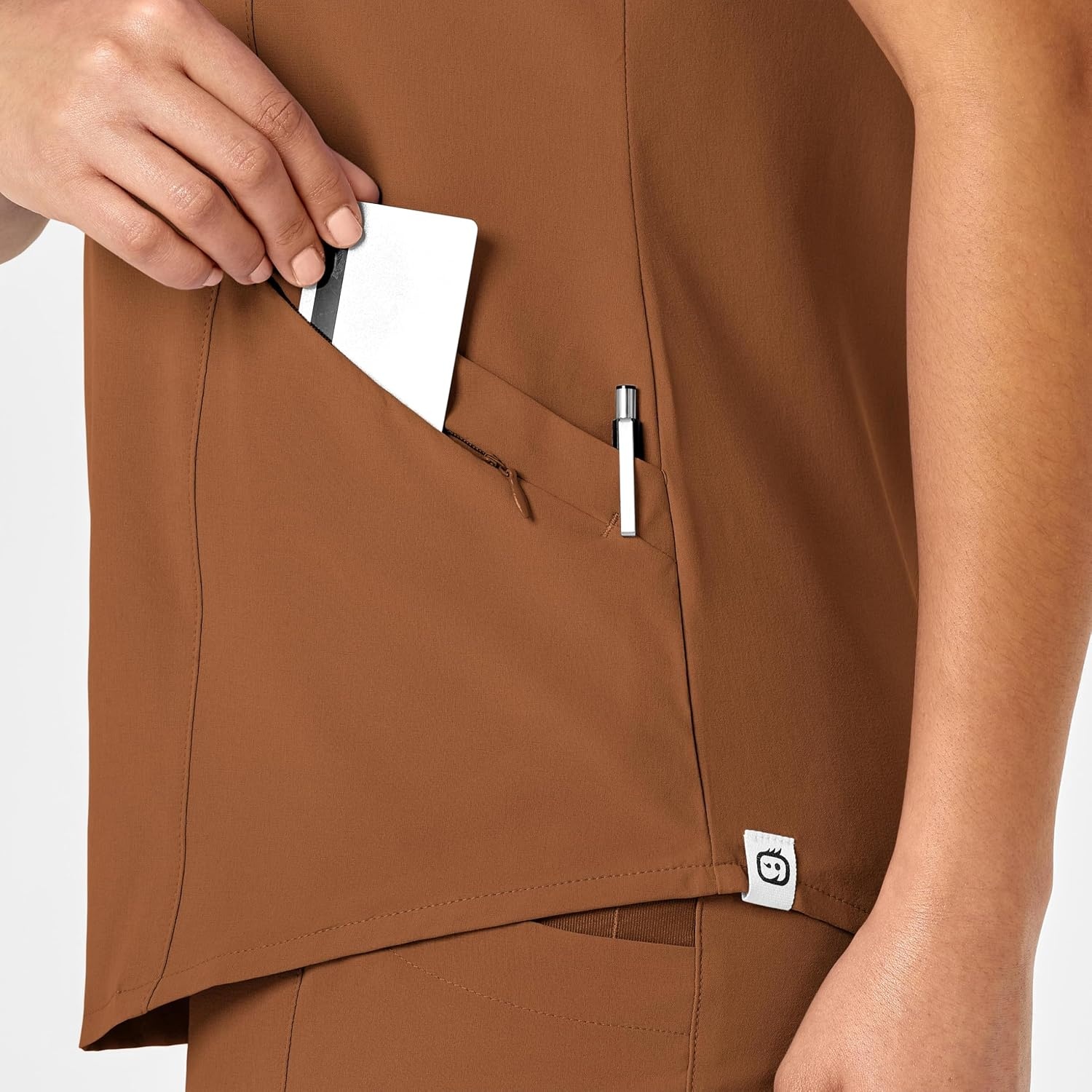 image:imageWINK Renew Womens VNeck Scrub TopChai