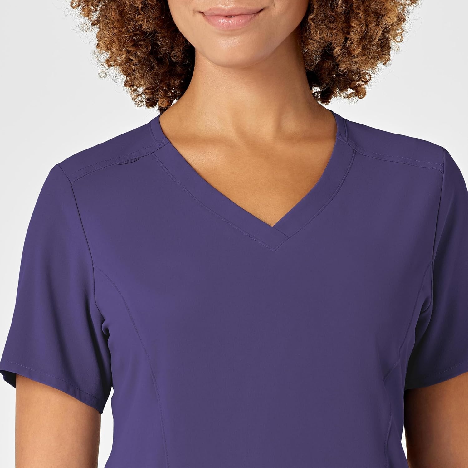 image:imageWINK Renew Womens VNeck Scrub TopGrape
