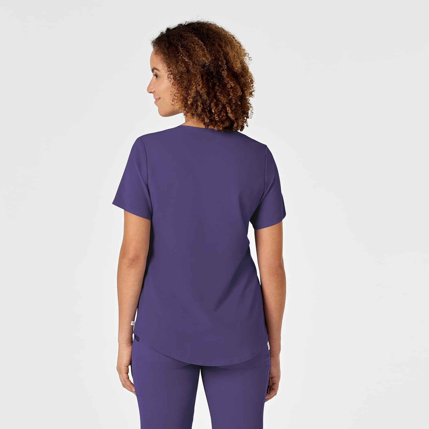 image:imageWINK Renew Womens VNeck Scrub TopGrape
