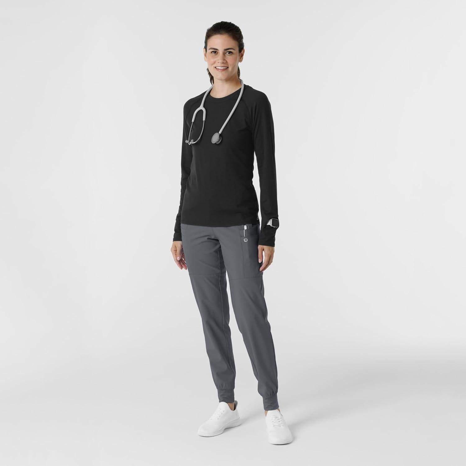 image:imageWink Layers Womens Watch Window Underscrub TopBlack