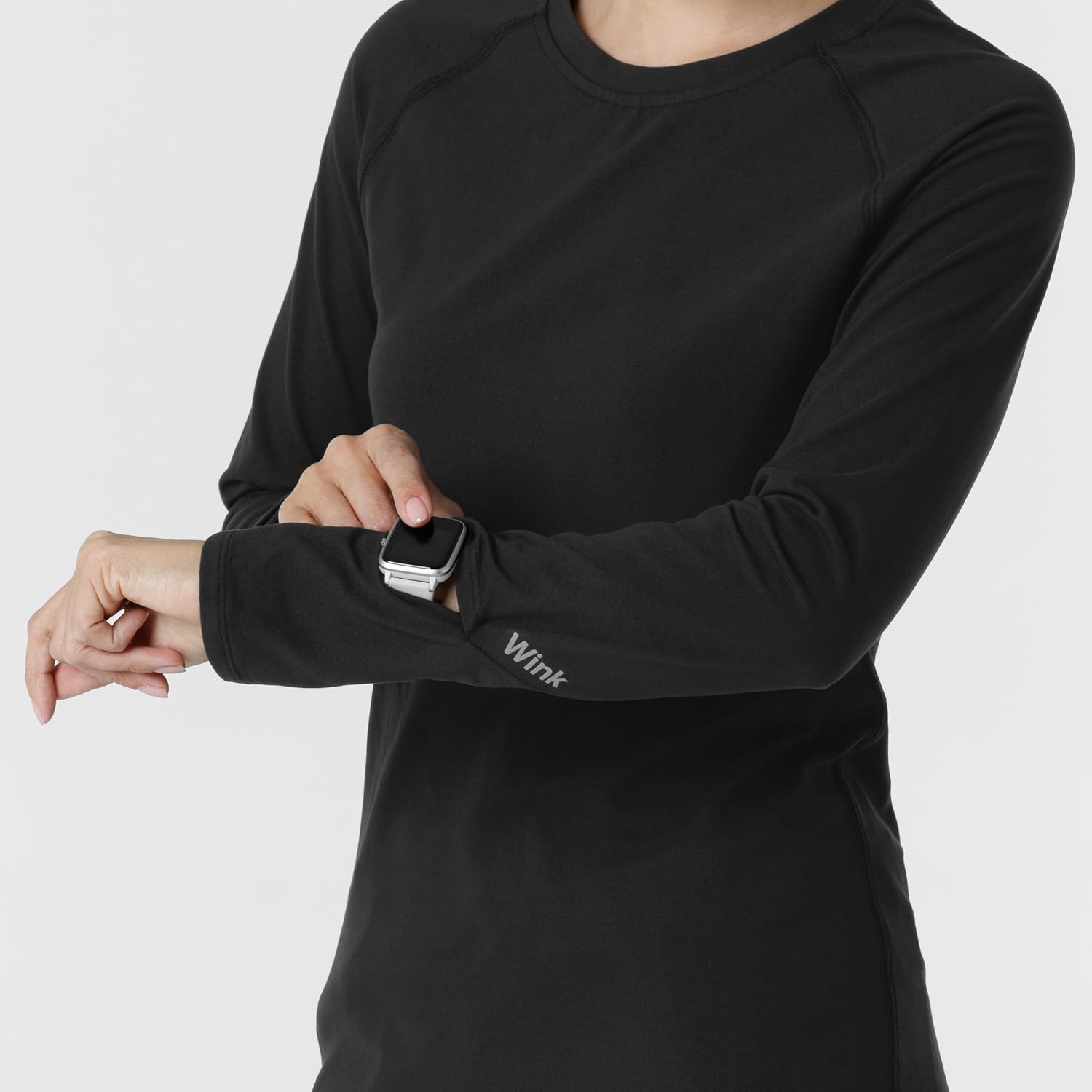 image:imageWink Layers Womens Watch Window Underscrub TopBlack