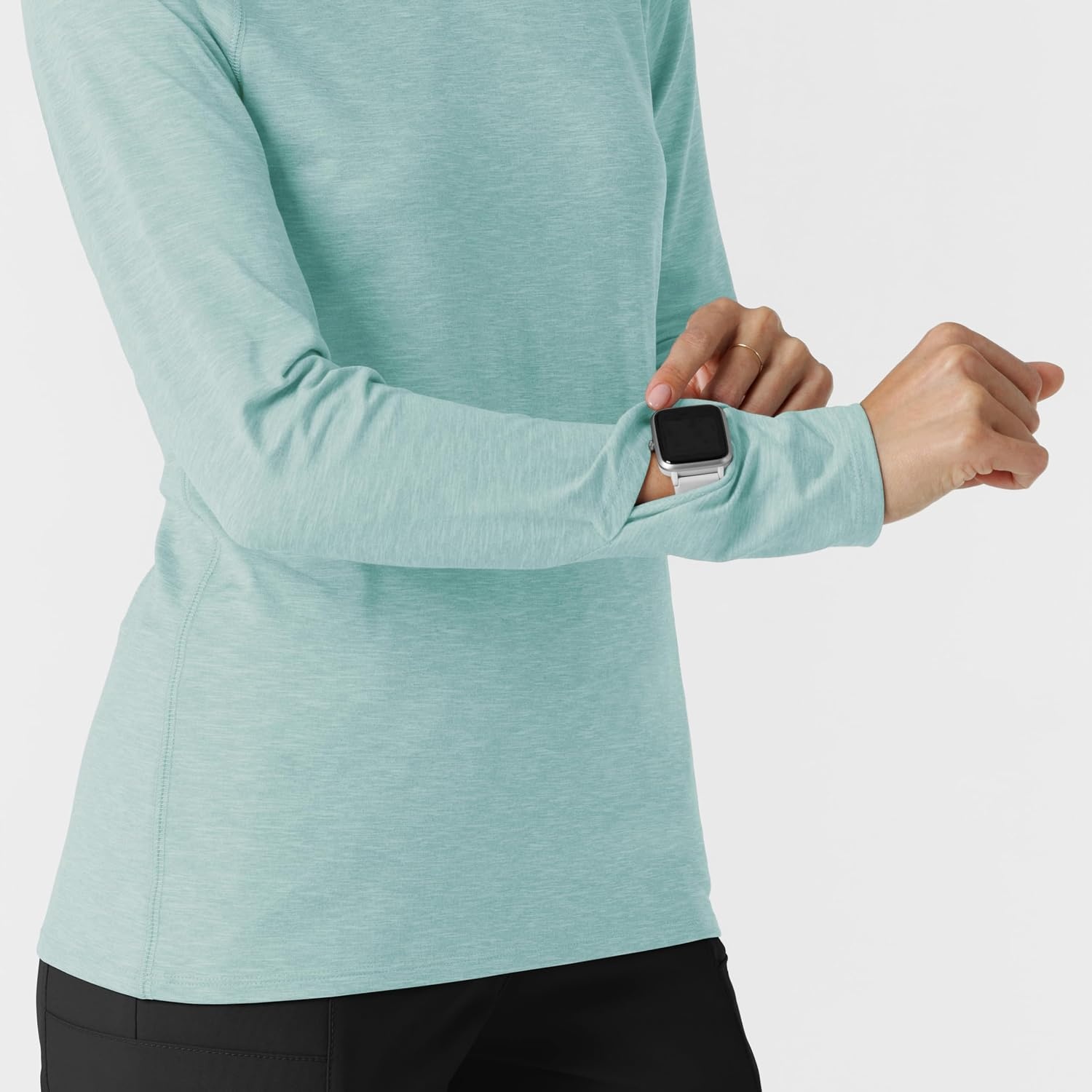 image:imageWink Layers Womens Watch Window Underscrub TopSky Blue Heather