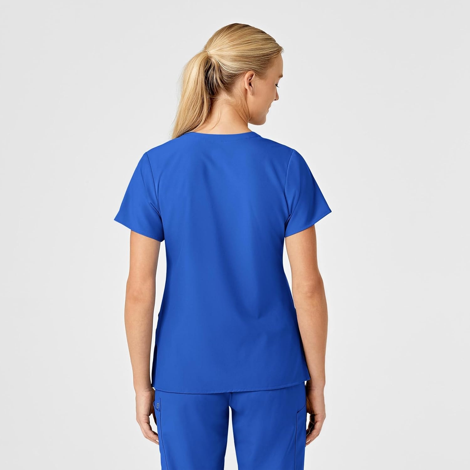 image:imageWomens Flex Back Stylized VNeck TopRoyal