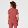 WINK Renew Women’s V-Neck Scrub Top(Mineral Red)
