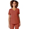 WINK Renew Women’s V-Neck Scrub Top(Mineral Red)