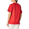 WonderWORK Wink Scrubs for Women, Vneck Scrub Tops(Red)