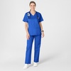 WonderWORK Wink Scrubs for Women, Vneck Scrub Tops(Royal)