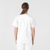WonderWORK Wink Scrubs for Women, Vneck Scrub Tops(White)