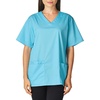 WonderWORK Wink Scrubs for Women, Vneck Scrub Tops(Light Turquoise)
