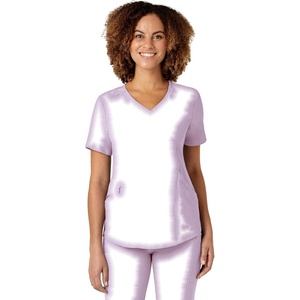 WINK Renew Women’s V-Neck Scrub Top(Pastel Lilac)