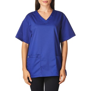 WonderWORK Wink Scrubs for Women, Vneck Scrub Tops(Galaxy Blue)