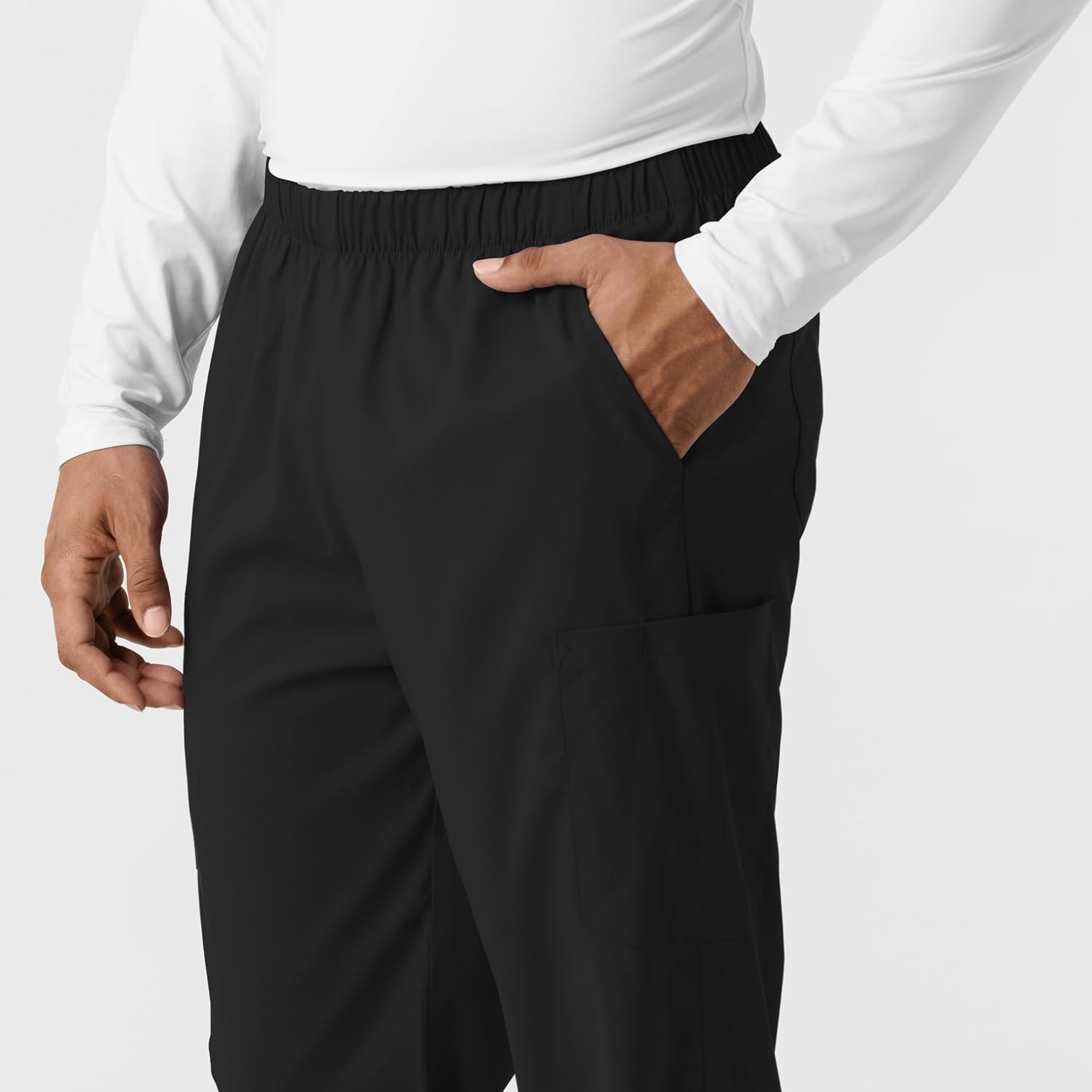 image:imageWonderWink Unisex Adult Scrub PantBlack