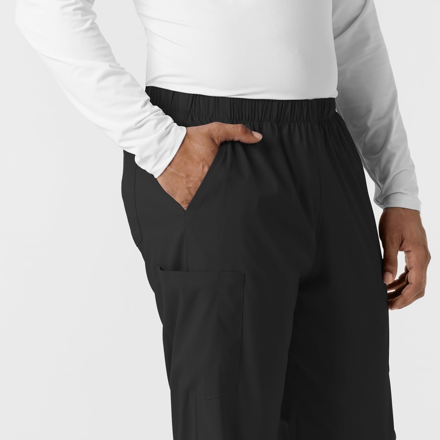 image:imageWonderWink Unisex Adult Scrub PantBlack
