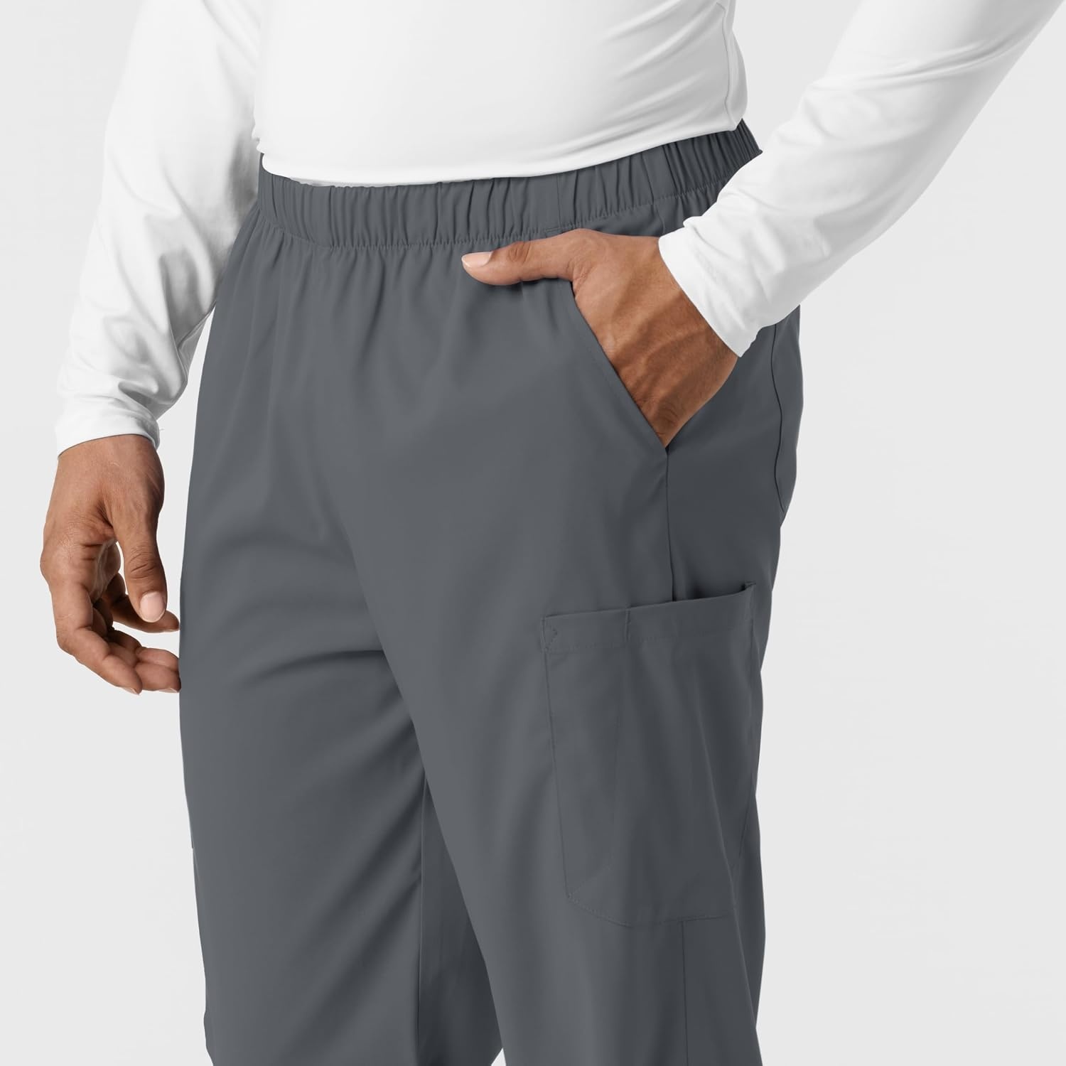 image:imageWonderWink Unisex Adult Scrub PantPewter